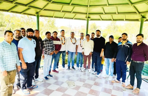 Tejveer Nehra became the district president of Financial Institution Contract Employees Union