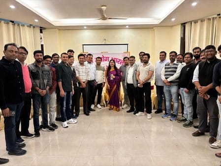 Industrial development was discussed in the Holi Milan function