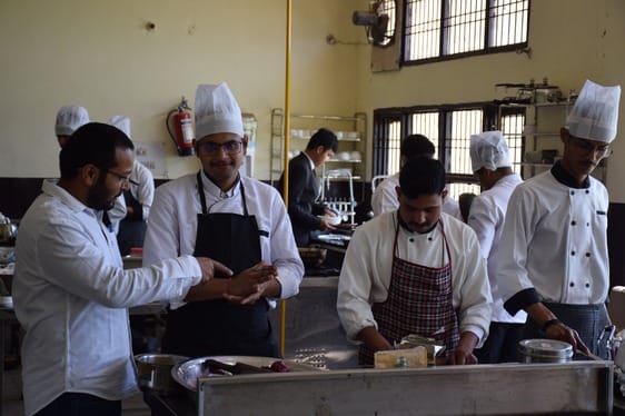 The fusion of colours and tastes made the university campus alive