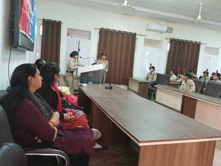 NCC cadets celebrated Women's Day in Women's College