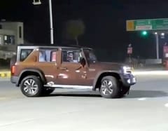 Thar was driven on the highway, a rich man was fined