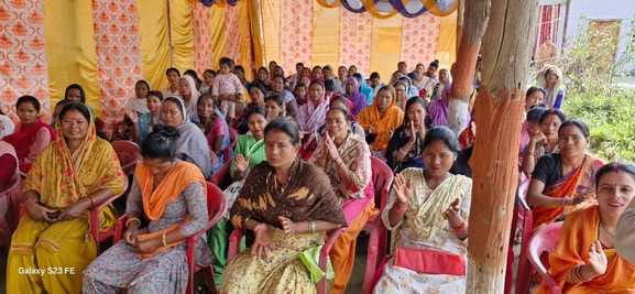 Women of Tharu tribe honored for doing excellent work