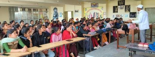 Students were made to take an oath to help the needy people