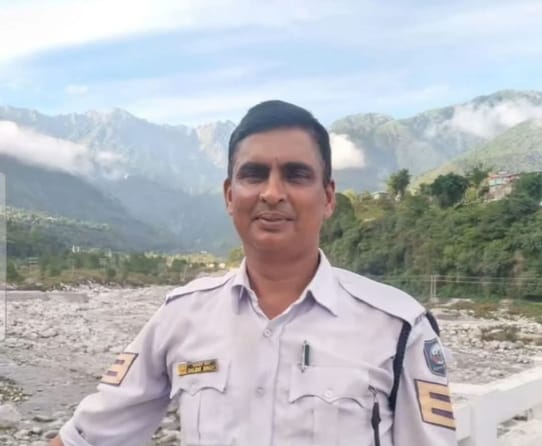 Traffic police jawan Dalveer Singh died in Palampur