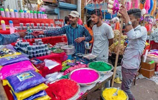 Bacteria free gulal will increase the enthusiasm of Holi