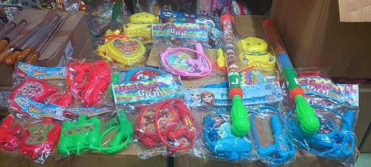 Kids are loving the electronic water guns