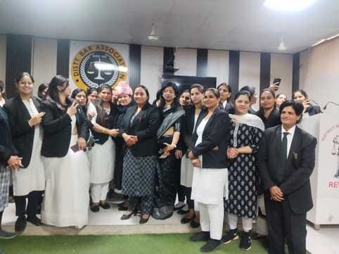 Women advocates celebrated Holi