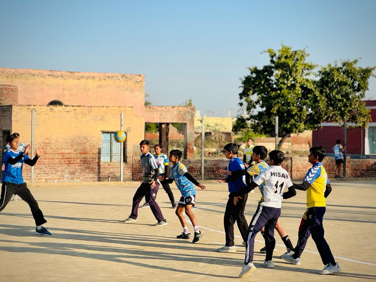 Ladwa village is known for handball
