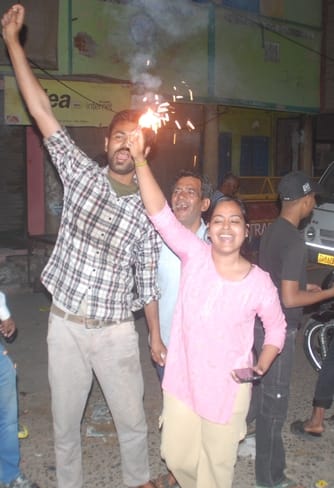 Cricket lovers celebrated Holi and Deepawali after winning the Champions Trophy