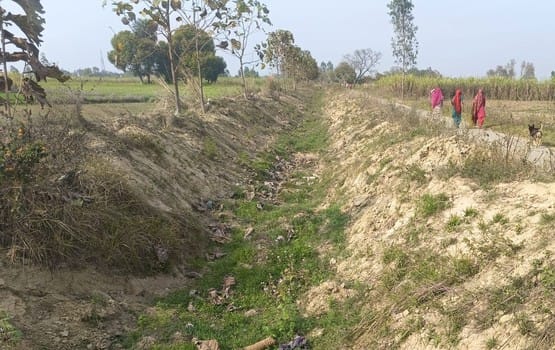 Water did not come in the minor, farmers were deprived of irrigation