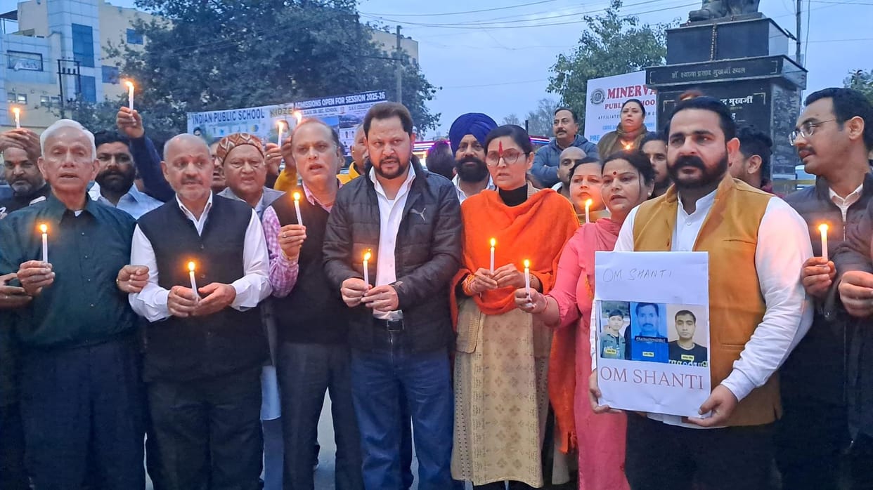 BJP Organised Candle March