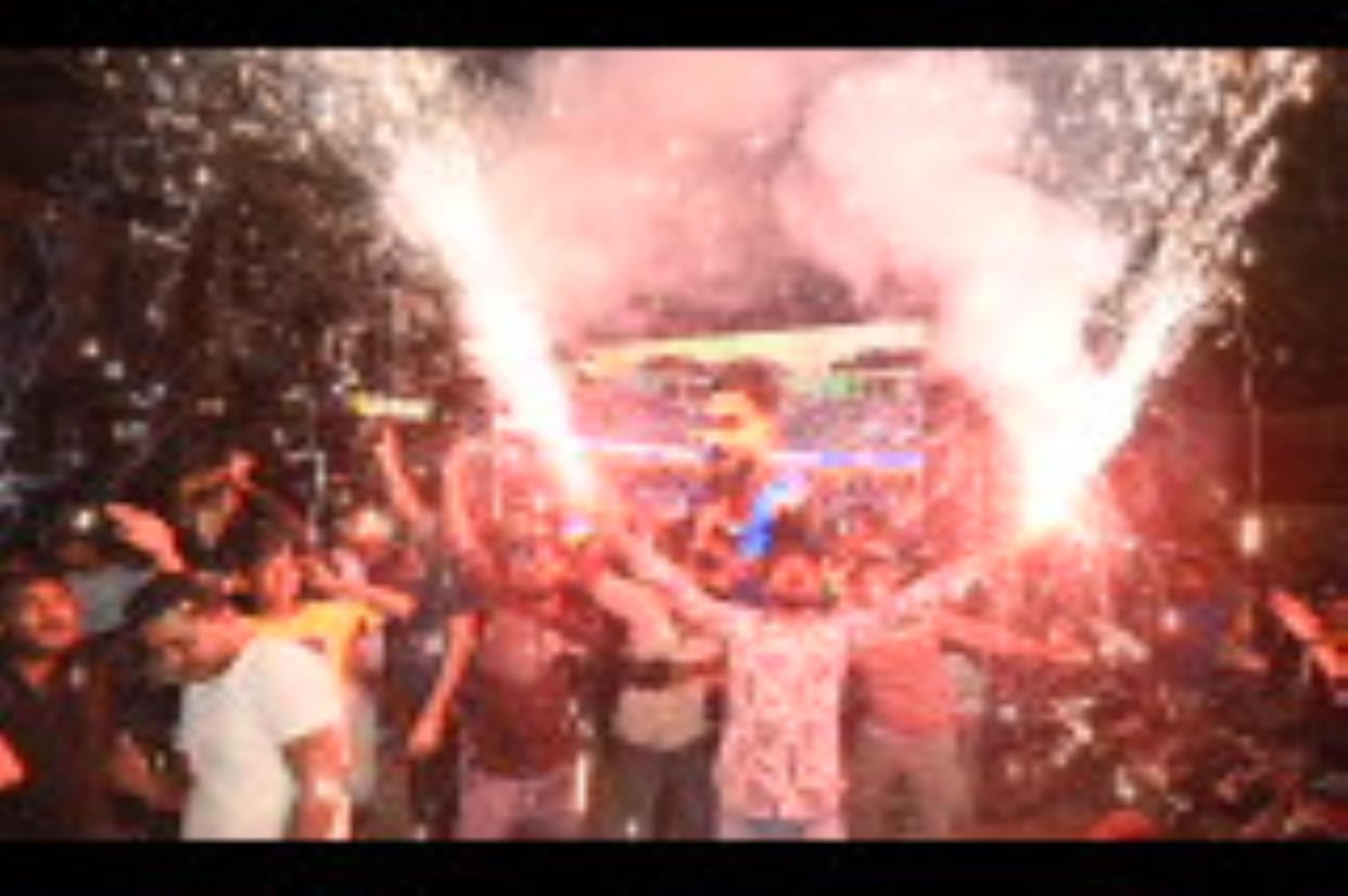 Big fireworks on Team India's victory in ICC Champions Trophy