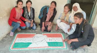 Rangoli made for voter awareness