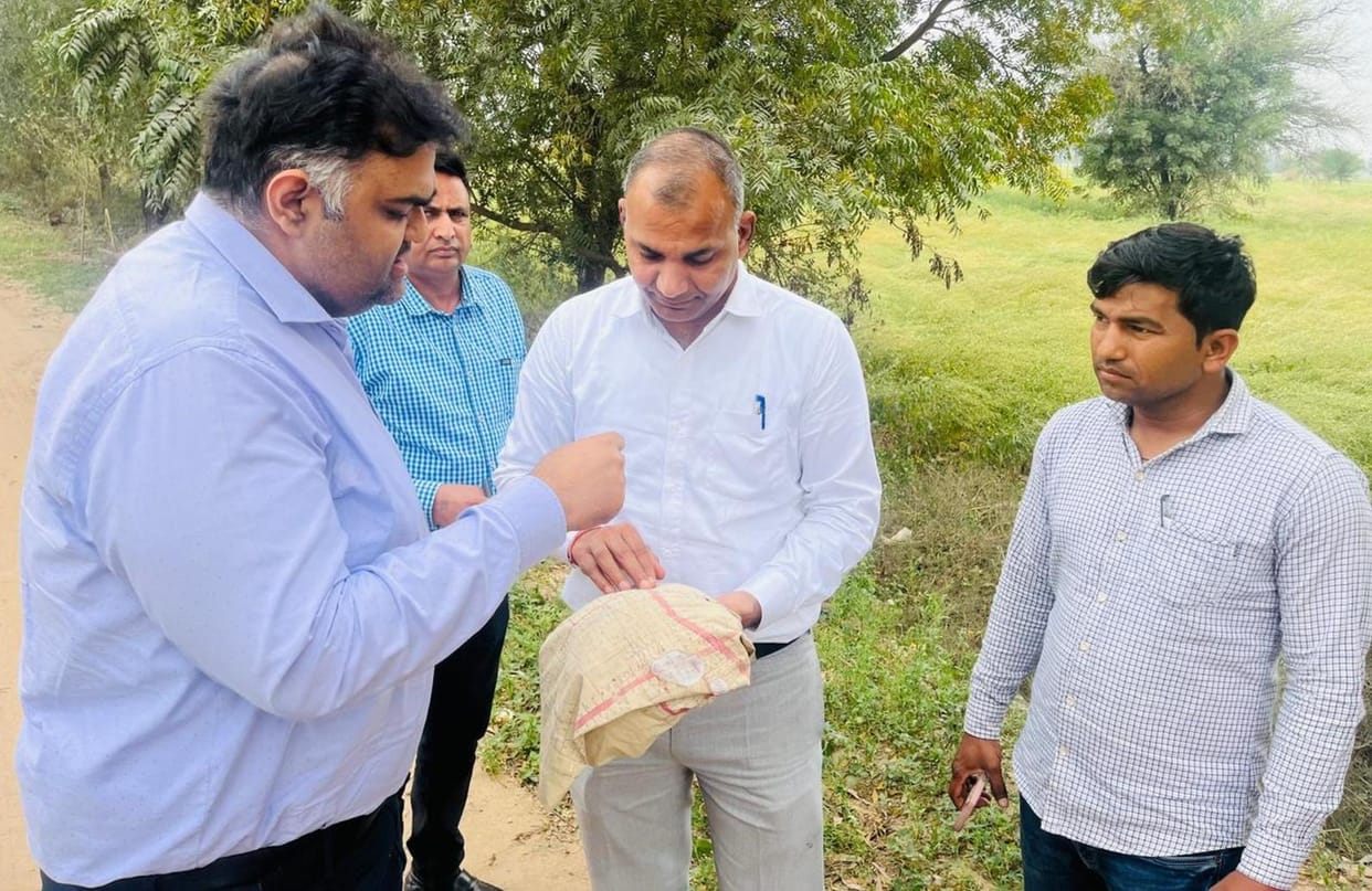 dc inspected harvest girdawari work