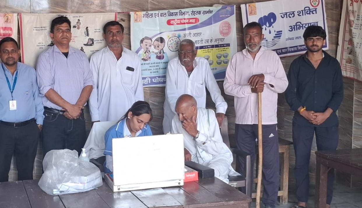 Villagers need basic facilities, there is no health service in a village with a population of 3500