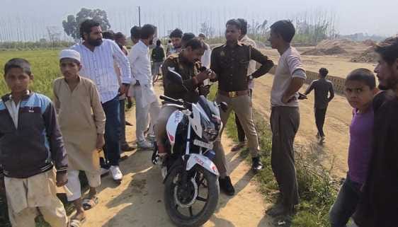 Firing took place between two bike riding youths
