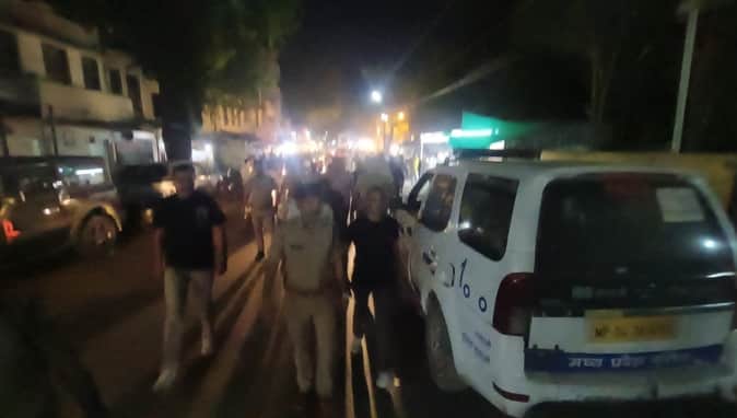 हुड़दंग करने वाले नौ आरोपी गिरफ्तार।