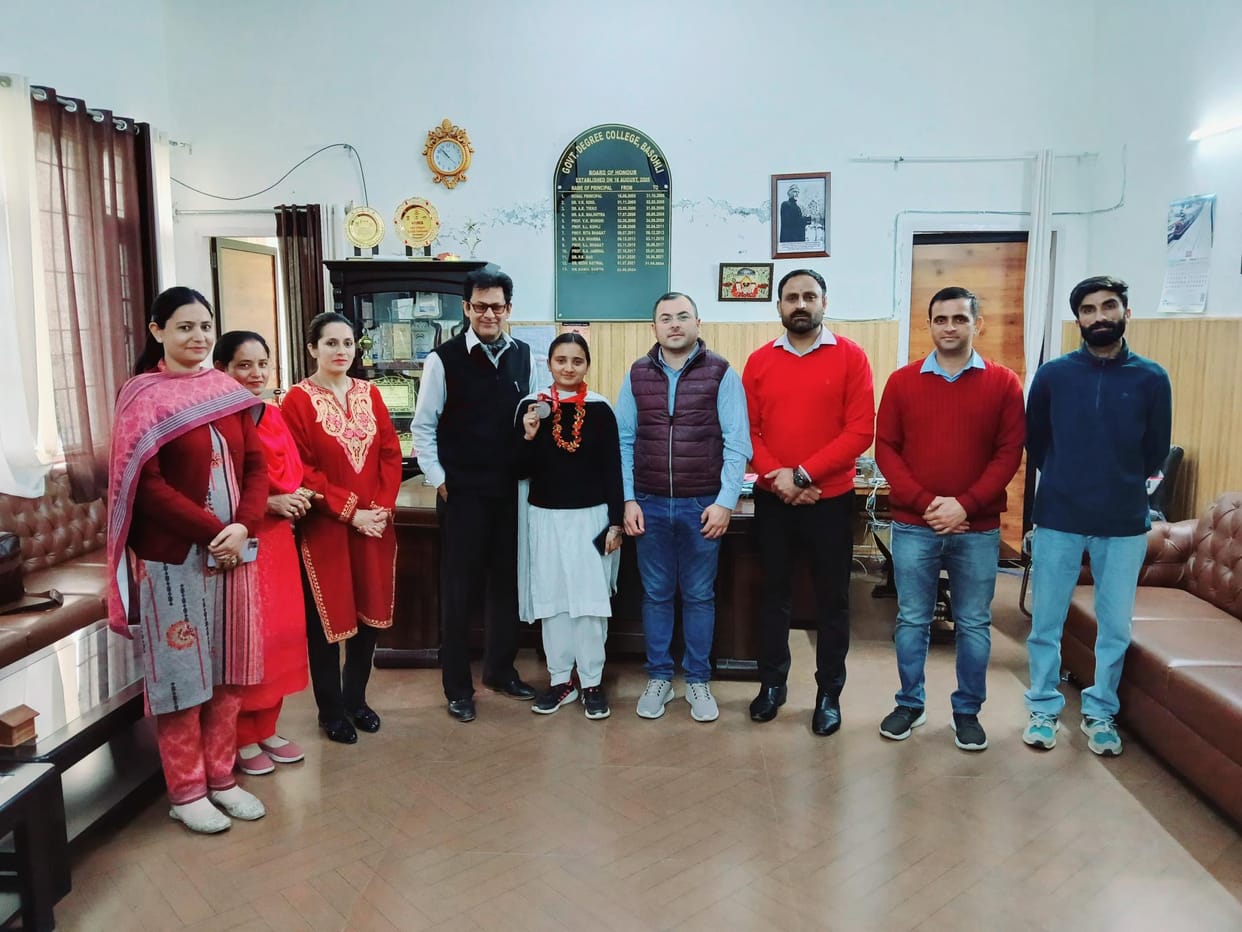 Honor of Medal winner Radhika in College