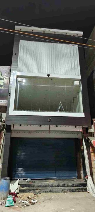 Sealed two shops being built against the map in Rajguru Market.