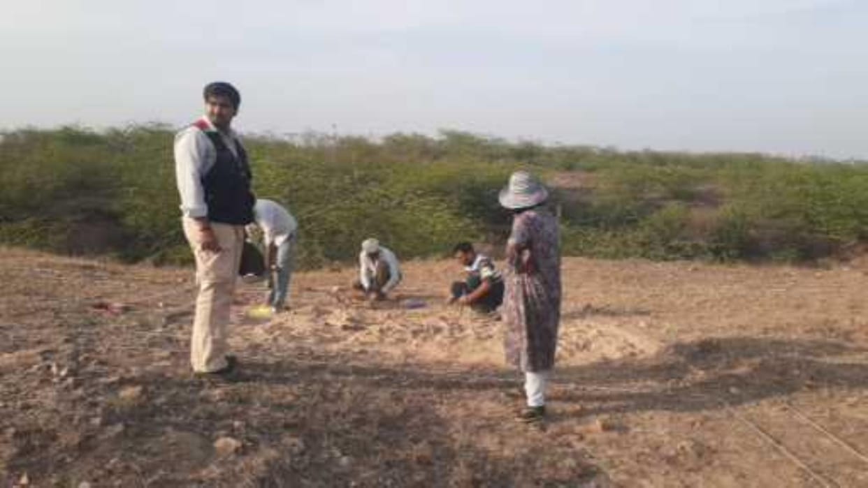 Excavation of Agroha Mound has begun