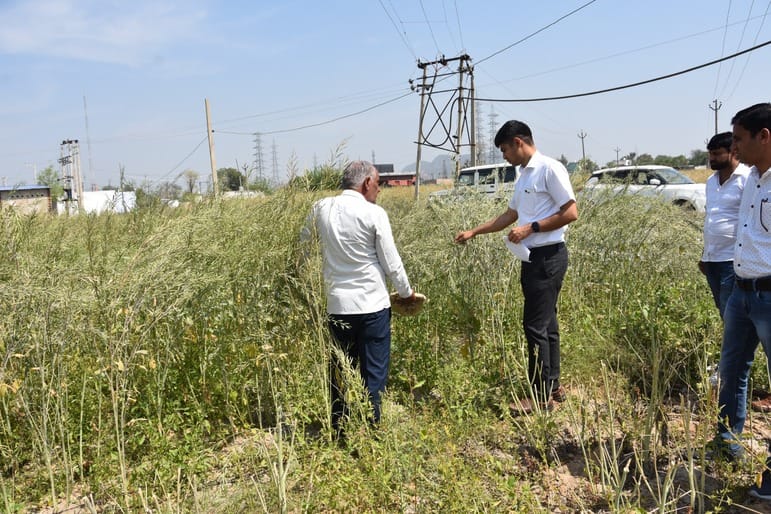 DC went to the villages and investigated the Girdawari