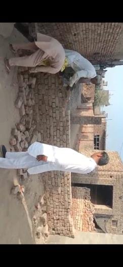 Gram Panchayat measured and marked the street and sent the report to BDPO