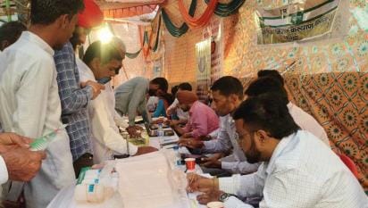 ADC heard the problems of the villagers during the night stay and solved 40 of them on the spot