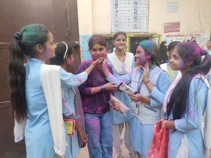 As soon as the exam was over, colours flew, now we are waiting for the result