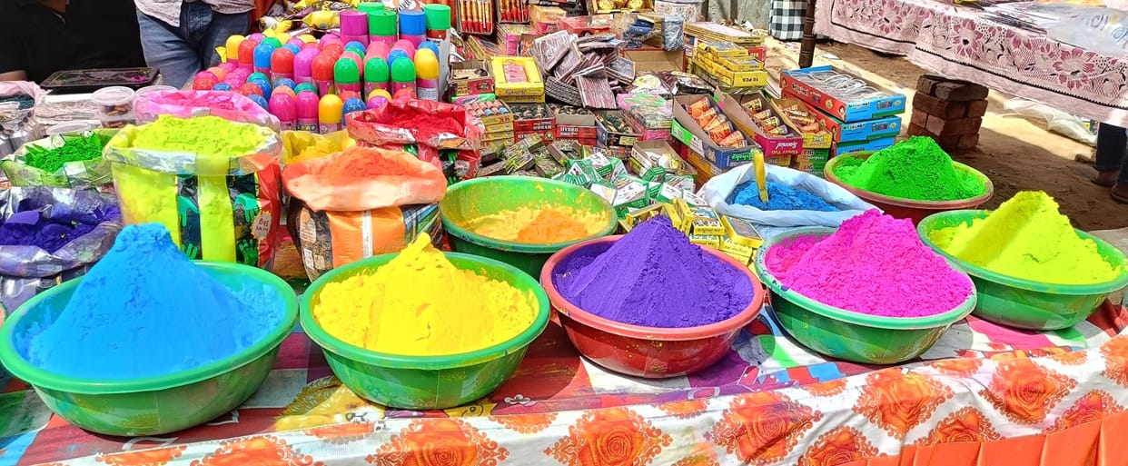 Use herbal colours instead of synthetic colours