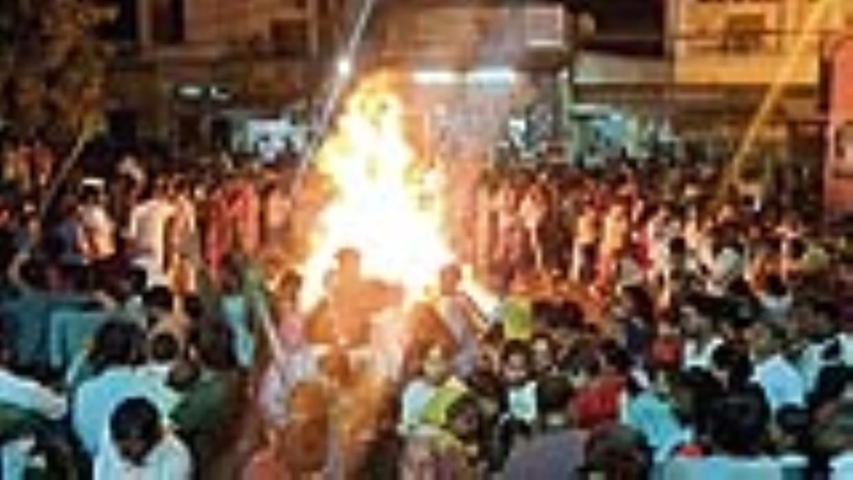 People prayed to Holika and made wishes