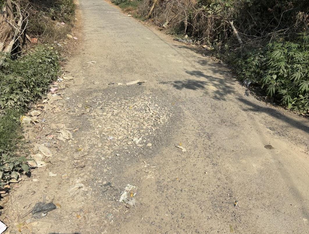 amethi news road construction