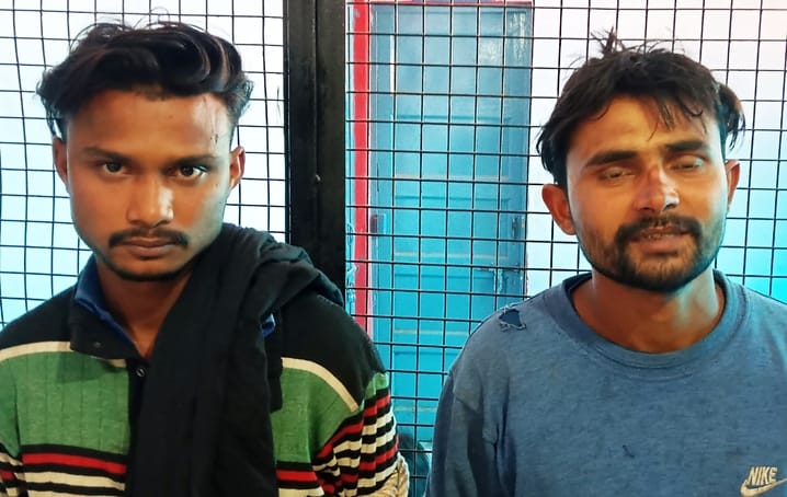Two named brothers arrested along with stolen goods
