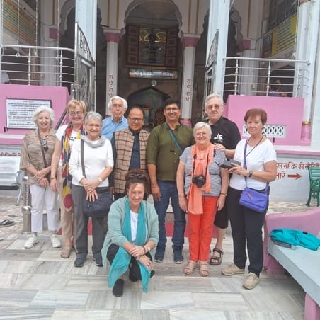 Belgian citizens visited Shri Brijraj Swami