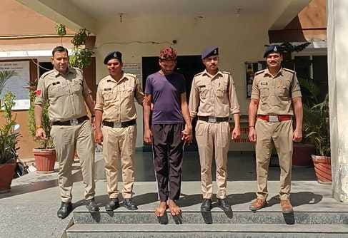 पुलिस लाइन स्थित घर में चोरी करने वाला आरोपी गिरफ्तार