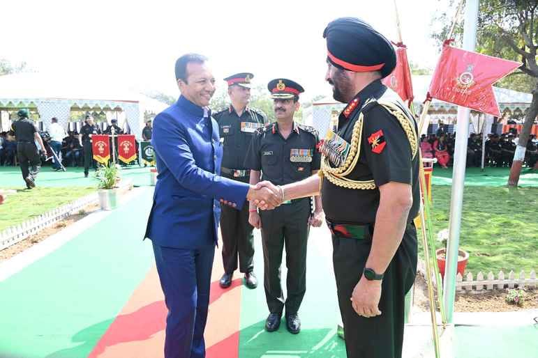 Rajasthan 108 feet high national flag unveiled at Jaipur Military Station