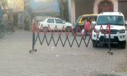Four wheelers were stopped by barricading