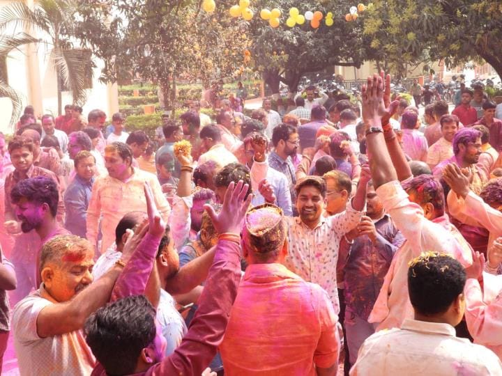 Today the people of the district will be drenched in the colors of Holi
