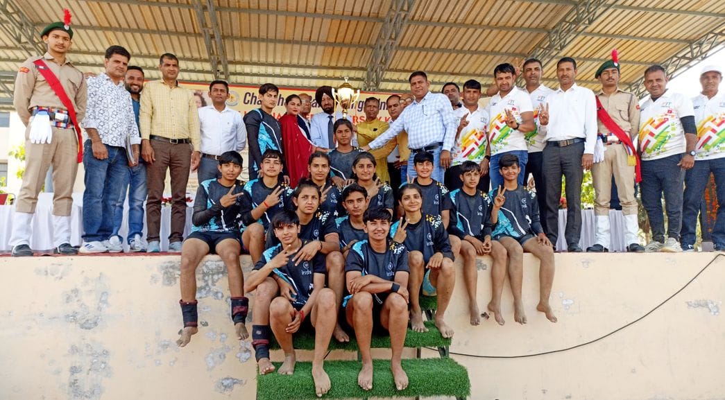 Chaudhary Ranbir Singh University became the winner in women's Kabaddi competition