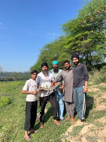 Magarachcha found in Saraswati drain