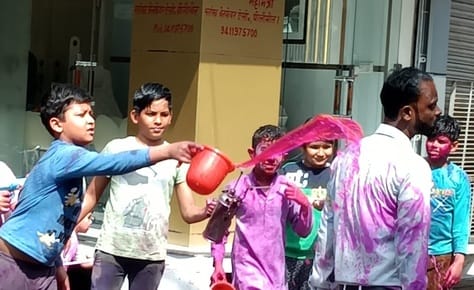 Kanpur Holi 2025  Play with colours water supply will be available in the afternoon till tomorrow