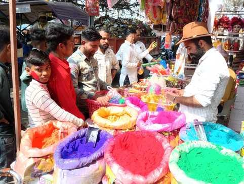 Masks and colourful T-shirts sold well