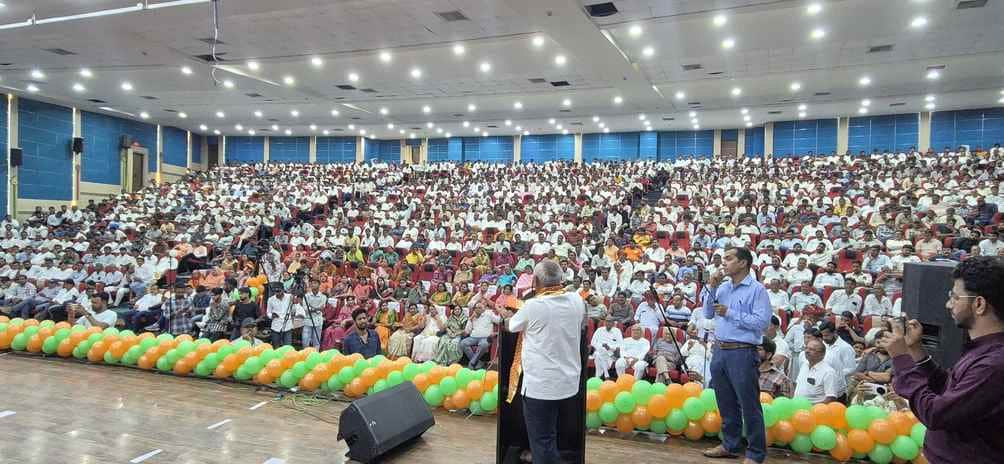 चित्तौड़गढ़ में आयोजित भाजपा का कार्यक्रम।