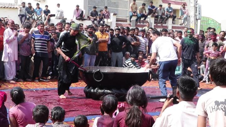 Kuleri's Faag Festival: Former Sarpanch Manisha and Saroj Nangthala made a record of playing Faag 19 times each