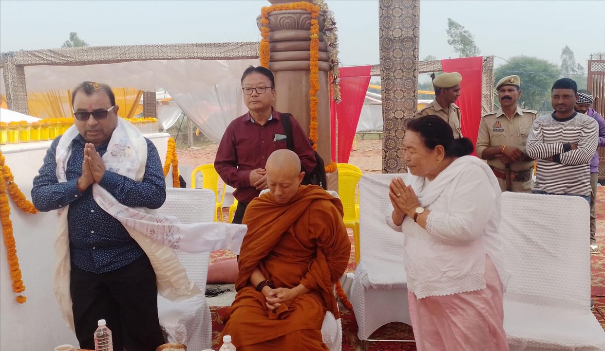 Vijay Stupa Tibetan temple consecrated