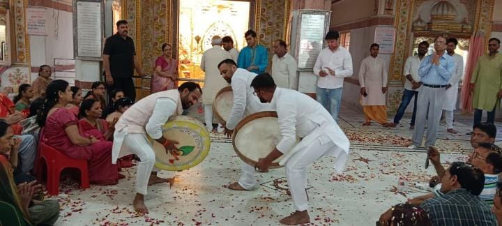 Holi celebration in Shri Khatu Shyam Dham