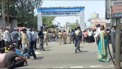 बैतूल ऑयल मिल में हादसा।