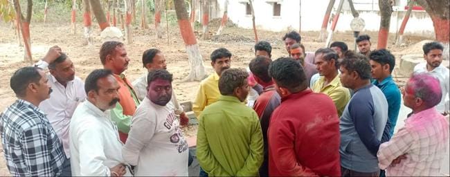 The BJP Mandal President of Badhapur slapped the inspector in Sherkot police station