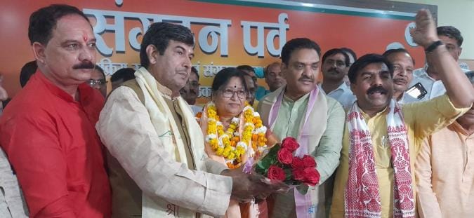 Mamta Rajput got the command of BJP district president