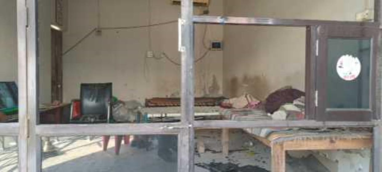 They broke into the office and vandalized it, and beat up the youths