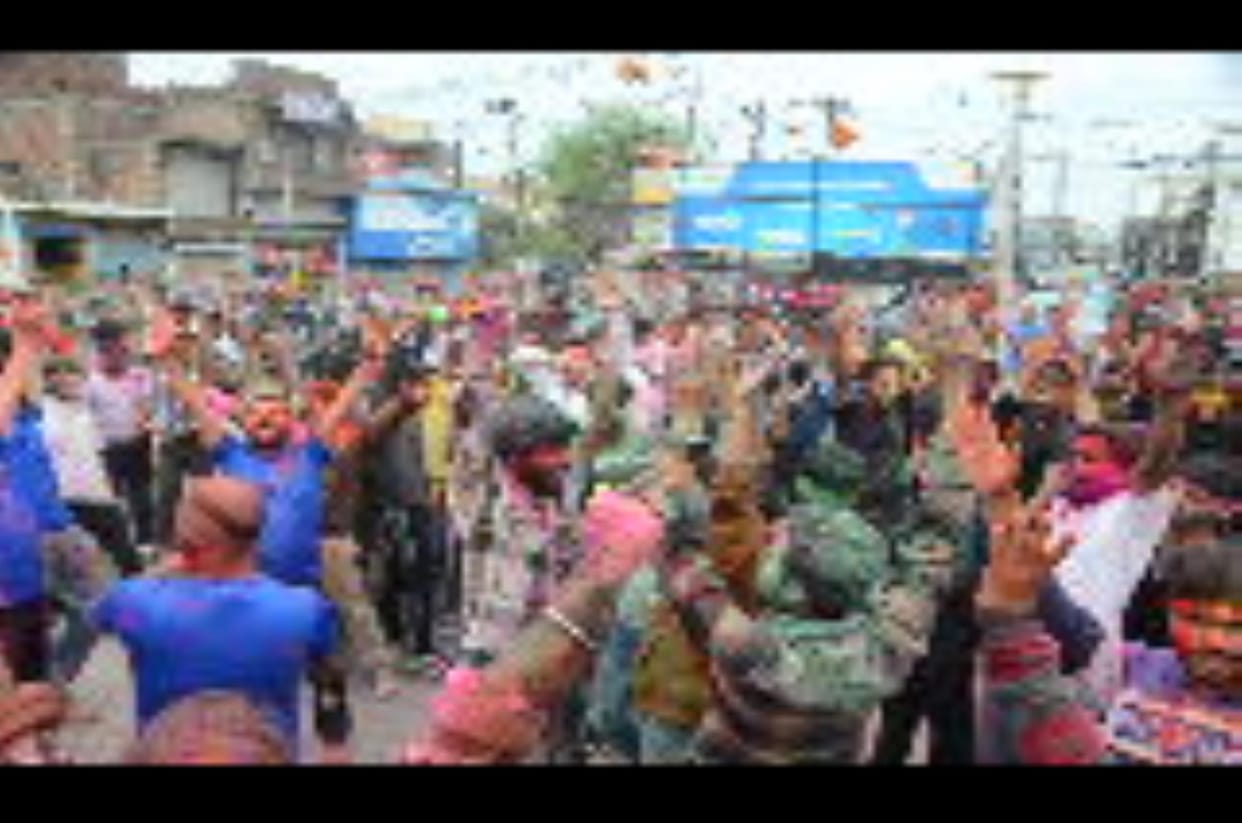 Holi Celebrate in Kathua
